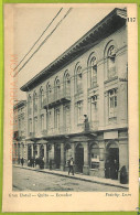 Af2414 - ECUADOR - Vintage Postcard -  Quito   -  Gran Hotel - Text - Equateur