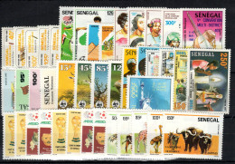 Sénégal - Année 1986 N** MNH Luxe Complète , YV 643 à 684 , Cote 79 Euros - Sénégal (1960-...)