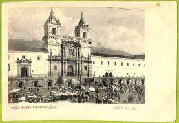 Af2415 - ECUADOR - Vintage Postcard -  Quito - Templo De San Francisco - Ecuador