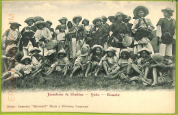 Af2420 - ECUADOR - Vintage Postcard -  Quito - Jornaleros De Zambiza - Equateur