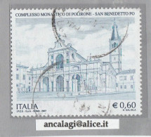USATI ITALIA 2007 - Ref.1055A "COMPLESSO DI POLIRONE, S. BENEDETTO PO" 1 Val. - - 2001-10: Usati