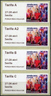 Espagne - 2023 - Sevilla - Fiestas De Primavera - 5314 - 025 026 027 028 - Timbres De Distributeurs [ATM]