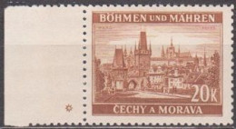 034/ Pof. 40, Border Stamp With Plate Mark * - Neufs