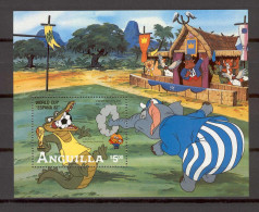 Disney Anguilla 1982 World Cup ESPANA 82 MS MNH - Disney