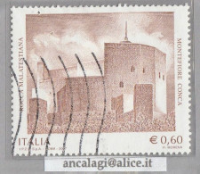 USATI ITALIA 2007 - Ref.1056 "ROCCA MALATESTIANA, MONTEFIORE CONCA" 1 Val. - - 2001-10: Usati