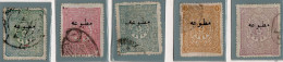 1894 - Impero Ottomano Francobolli Per Giornali N° 12--16 - Used Stamps