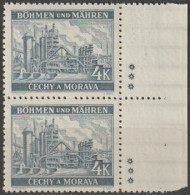 037/ Pof. 37, Border Pair With Plate Mark *** - Neufs