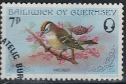 Guernsey - Sommergoldhähnchen (Regulus Ignicapillus) (MiNr: 166) 1978 - Gest Used Obl - Guernsey