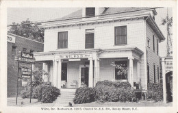 B60. Vintage US Postcard. Wilro Inc. Restaurant. Church St. Rocky Mount. N.Carolina - Altri & Non Classificati