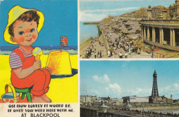 B33. Postcard. If You Only Were Here With Me In Blackpool - Blackpool