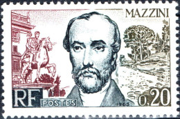 FRANCIA, FRANCE, MAZZINI, 0,20 Fr., 1963, FRANCOBOLLI NUOVI (MNH**) Yt:FR 1384, Mi:FR 1434, Scott:FR 1061 - Unused Stamps