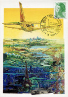 Première Course Aéronautique Paris-Pékin-Paris - Le Havre 27 Février 1987 - Parcours Violet - Commemorative Postmarks