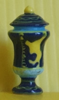 Fève - Albareli Et Vases D'Apothicaire 2003 -  Pot Jaune Et Bleu - Pharmacie Vase - Other & Unclassified