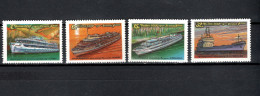 USSR Russia 1981 Space, Ships Set Of 4 MNH - Russia & URSS