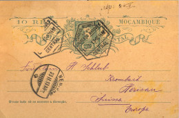 1913 LOURENÇO MARQUÉS , TARJETA ENTERO POSTAL CIRCULADA A HERISAU , LLEGADA - Lourenzo Marques