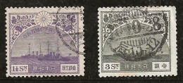 Japon 1921 N° Y&T : 166 Et 167 Obl. - Gebruikt