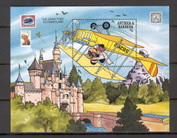 Disney Antigua & Barbuda 1989 The Jenny Flies To Disneyland MS MNH - Disney