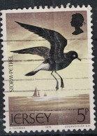 Jersey - Sturmschwalbe (Hydrobates Pelagicus) (MiNr: 124) 1975 - Gest Used Obl - Jersey