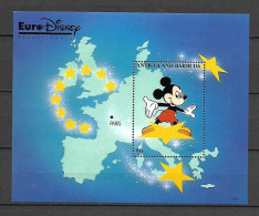 Disney Antigua & Barbuda 1992 EuroDisney MS MNH - Disney