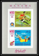 109 - Manama - MNH ** Mi Bloc N° 5 A Jeux Olympiques (summer Olympics Games) Mexico 68 Pole Vaulting - Zomer 1968: Mexico-City