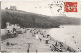 CPA DE BINIC  (CÔTES D'ARMOR)  PLAGE DE L'AVANT-PORT  -  MARÉE MONTANTE - Binic