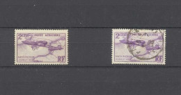 POSTE AERIENNE - 2 Timbres - Yvert N° 7 - 1 Neuf Avec Gomme Sans Trace De Charnière - 1 Oblitéré - Andere & Zonder Classificatie