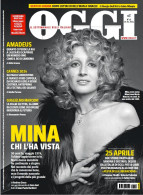 OGGI ITALIAN MAGAZINE - APRIL 2024 - MINA (COVER AND INSIDE) - Fashion