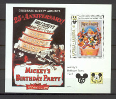 Disney Antigua & Barbuda 1993 65th Ann - The Prince And The Pauper MS MNH - Disney