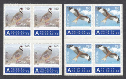 Suiza / Switzerland 2009 - Michel 2099-2100 - Blocks Of 4 ** MNH - Nuovi