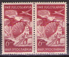 Yugoslavia 1951 - Airmail-World Parachuting Championship - Mi 666 - MNH**VF - Unused Stamps