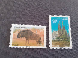 TIMBRES  DE  SERVICE  ANNEE  2015  N  164 / 165  COTE  10,50  EUROS  NEUFS  SANS  CHARNIERES - Ungebraucht