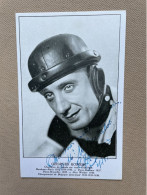 GEORGES RONSSE / Wielrennen - Cyclisme / HANDTEKENING - AUTOGRAPHE 1937 / Zeldzaam - Rare ! - Radsport