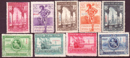 Guinea Spagnola 1929 Y.T.222/30 */MH VF/F - Guinea Spagnola