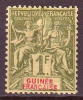Guinea 1892 Y.T.13 */MH VF/F - Neufs