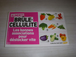 CUISINE LIVRE ALIMENTS BRULE CELLULITE Les ASSOCIATIONS D'ALIMENTS 2014 50p.     - Gastronomia