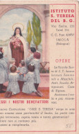 Calendarietto - Istituto S.teresa Del B.g. - Imola - Bologna - Anno 1955 - Tamaño Pequeño : 1941-60