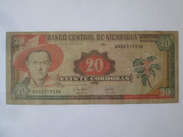 Rare! Nicaragua 20 Cordobas 1995 Banknote See Pictures - Nicaragua