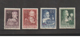 Austria 1949 - Yvert 765/68 Oblitere Côte 100€ - Ongebruikt