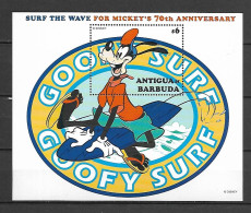 Disney Antigua & Barbuda 1999 70th Anniversary - Goofy MS MNH - Disney