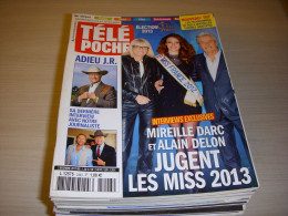 TELE POCHE 2443 03.12.2012 Mireille DARC Alain DELON HOMMAGE Larry HAGMAN DALLAS - Televisión