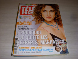 TELE POCHE 2321 02.08.2010 Les EXPERTS KANAKAREDES François CLUZET NCIS - Televisie