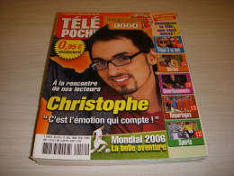 TELE POCHE 2110 17.07.2006 Christophe WILLEM GNARLS BARKLEY GARFIELD BOUZIGUES - Télévision