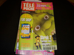 TELE POCHE 2003 28.06.2004 SHREK 2 NAGUI INTERVILLES CHABROL LAPAGLIA DIAMENT - Televisione