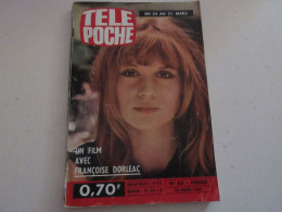 TELE POCHE 063 22.03.1967 Francois DORLEAC Arsene LUPIN VALMY 1792 SHEILA        - Televisione