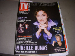 TV MAGAZINE FIGARO 16.12.2001 MIREILLE DUMAS MIOU MIOU BEATLES TAPIE GOLDMAN - Télévision