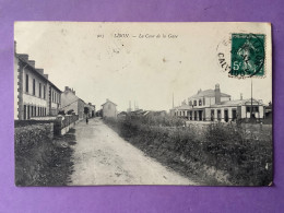 14     LISON   La Cour De La Gare          Bon état  (traces D’usage) - Autres & Non Classés