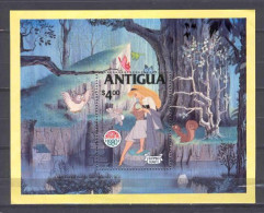 Disney Antigua 1980 Christmas - The Sleeping Beauty MS MNH - Disney