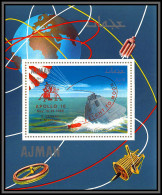 Ajman - 2942z/ Bloc N°140 A Overprint Apollo 10 Espace (space) Deluxe Miniature Sheet Neuf ** MNH - Asien