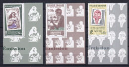 191 POLYNESIE 2008 - Y&T 858/60 - Musique Graveur Masque - Neuf ** (MNH) Sans Charniere - Unused Stamps