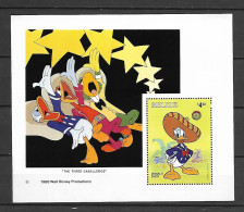 Disney Belize 1986 Donald - The Tree Caballeros MS MNH - Disney